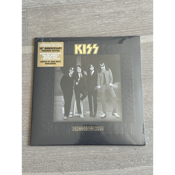 Other - KISS Dressed To Kill 50th Anniversary Premium Edition Gold Vinyl LP LE 3000
